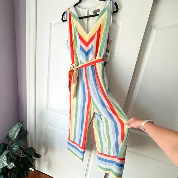 Luxology Striped Jumpsuit - New with Tags - Picture 2 of 7